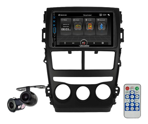 Multimidia Mp5 Toyota Yaris Bluetooth Usb 7pol Camera De Ré