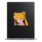 Etiqueta Sticker 10cm Sailor Moon Frase Vintage 9b