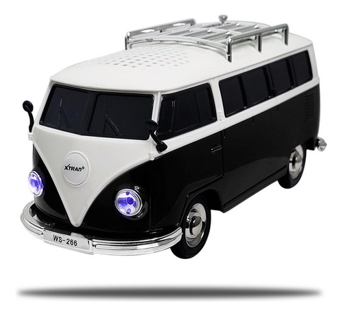 Caixinha De Som Bluetooth Kombi Corujinha Radio Decorativa