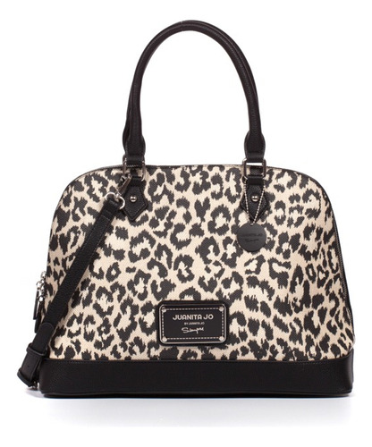 Cartera De Mano Juanita Jo Karina Estampado Leopardo