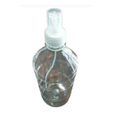 Botella Plastica Pet Transparente 1lt Con Atomizador X 5u.
