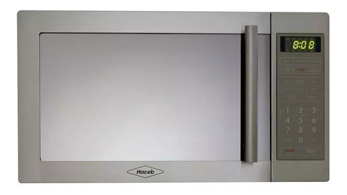 Horno Microondas Haceb Inox Con Grill 31 Litros