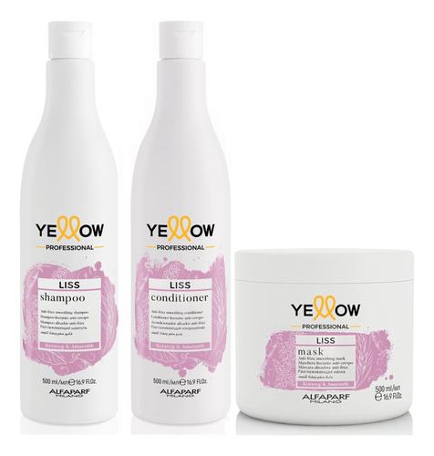 Shampoo+acondicionador+mascarilla Yellow Liss