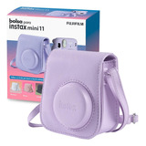 Bolsa Case Para Cameras Instax Mini 11 Cor Lilás