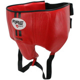 Protector Concha Riñonera M2 Varonil Fire Sports Piel Rojo