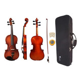 Violino Eagle Envelhecido Ve-244 +case+breu+arco