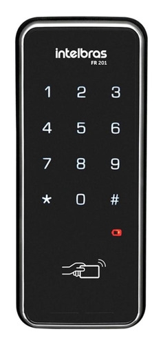 Fechadura Digital Intelbras Fr201 Touch Screen Com Cartão