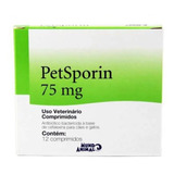 Petsporin 75mg Cães E Gatos 12 Comprimidos - Mundo Animal