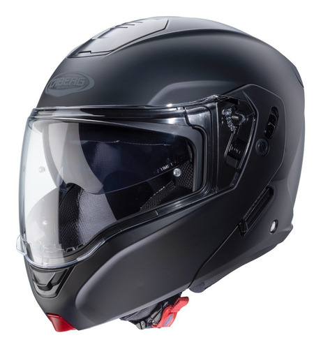 Casco Rebatible Caberg Horus Matt Black Bertone Motos