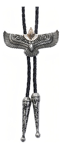 Corbata Tipo Bolo Con Diseño De Hebilla En Forma De Águila P