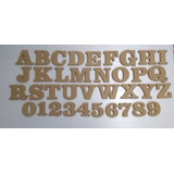 10 Letras Corporeas Mdf Fibrofacil 10 Cm De Alto Y 18 Mm Esp