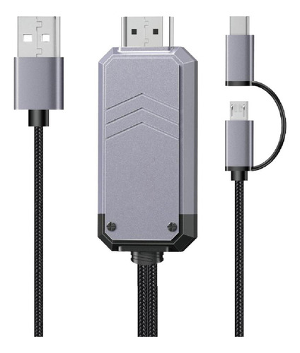 Tipo C/micro Usb A Hdmi Adaptador 1080p 5,0 Hdmi Convertidor