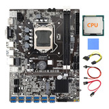 Placa Base B75 Eth Mining Lga1155, Adaptador 12xpcie A Usb Y