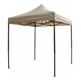 Toldo Plegable 2x2 Mts Lona Oxford 600d Impermeable Beige 