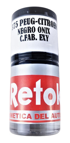 Pintura Retoke  Peugeot Citroen Negro Onix C. Fabrica Exy