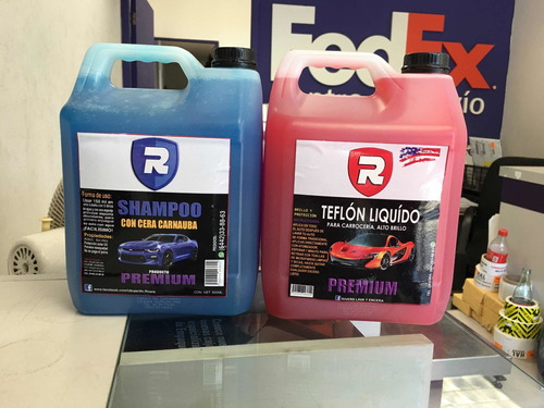 Shampoo Automotriz , Teflon Líquido Y Abrillantador Oferta