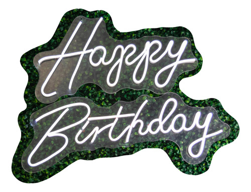 Letrero Led Neon Happy Birthday 