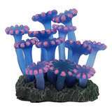 Enfeite De Silicone Soma Coral Zoanthus Palithoa Azul