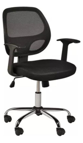 Silla Ergonómica Verona, Ajustable Y Resistente, Color Negro