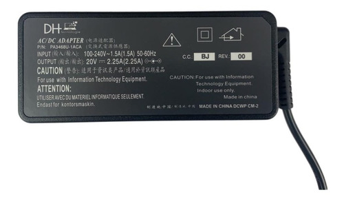 Cargador Portátiles Lenovo Punta Usb 20v 2.25 Nuevo 