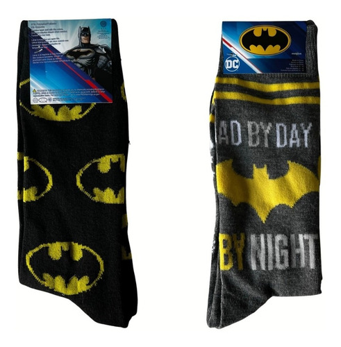 Set 2 Pares Calcentines | Batman & Superman