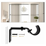 Soporte Set 3 Cortinero Para Pared Ajustable Gancho