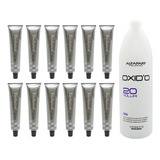 Alfaparf Evolution Kit X12 Tinturas + Oxidante 1000ml 6c 