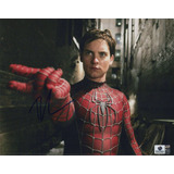 Autografo Tobey Maguire Spiderman Firma Certificado Autentic