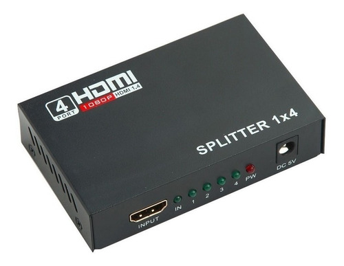 Splitter Hdmi 1 X 4 Versión 1.4 1080p 3d