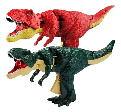 Dinosaurio Dino Za Za Za Verde O Rojo 20 Cm De Tik Tok