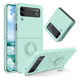 Duedue Para Samsung Galaxy Z Flip 3 5g Funda De Silicona De