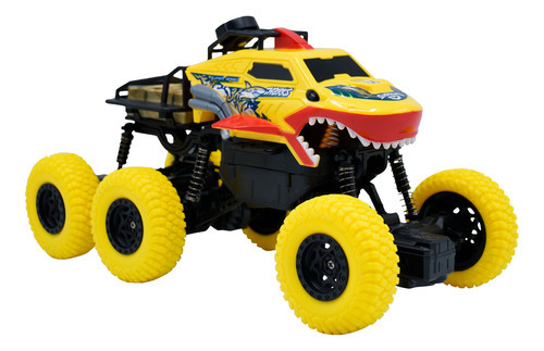 Carro R/c Beast Wheels Amarillo Dragon Toy Logic