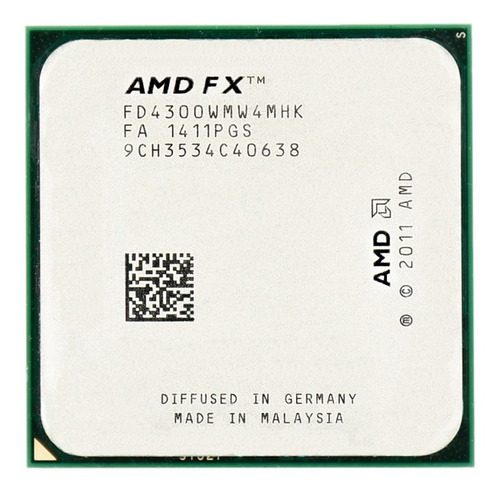 Processador Amd Fx-4300 Am3+ Quadcore 3.8ghz Retirado De Pc