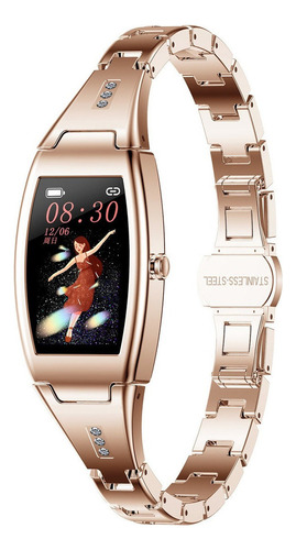 1 Smart Watch Mk26 Fitness Esportes Para Mulheres