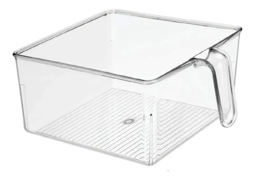 Recipiente Organizador Heladera Con Asa Multiuso 17x22cm