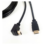 Cabo Hdmi 2.0 4k 3d Ultrahd 19 Pinos Em L 90 Graus 3m