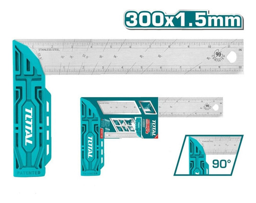 Escuadra 12 Industrial Acero Inoxidable Total (tmt61126)