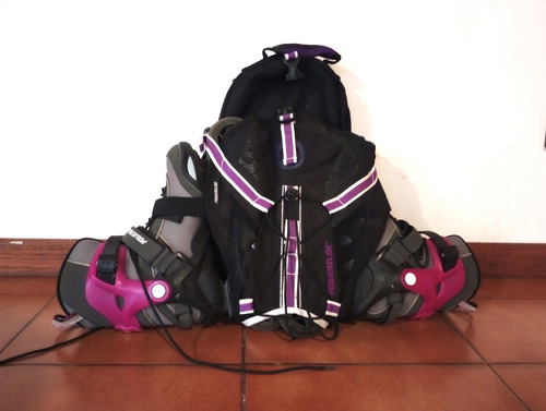 Rollers Powerslide Pure Talle 38 + Mochila + Protectores