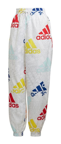 Pantalón adidas Essentials Logo Multicolor De Mujer