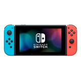 Console Nintendo Switch 32gb Com Joycon Azul E Vermelho Neon V2 Bivolt Cor Vermelho-néon/azul-néon/preto