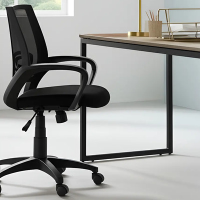 Silla Operativa ADS Fresh Ergonomica Negra Respaldo Reclinable | Meses sin interés
