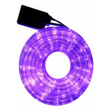 Manguera Led Navideña Morado 10m Exterior Mare