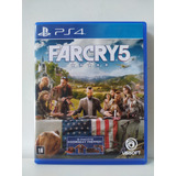 Far Cry 5 Ps4 Semi Novo Original Totalmente Em Português Br 