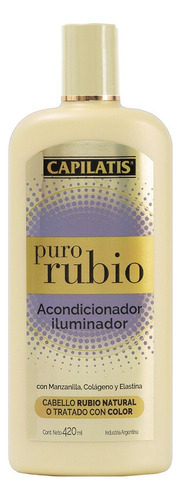 Acondicionador Capilatis Iluminador Línea Puro Rubio 420 Ml
