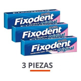 Fixodent Crema Adhesiva Oral-b 3 Cajas Para Protesis Dental