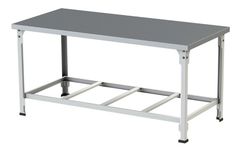 Mesa De Serviço T. Inox Com Porta Panela Grade 1,50 X 70 Cm