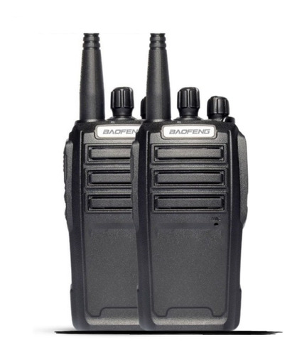 Kit 2 Rádio Comunicador Baofeng Uv6 Profissional Vhf Uhf 8w 