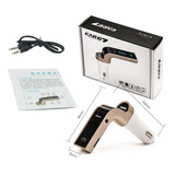 Adaptador Auto Transmisor Fm Reproducto Usb Mp3 Manoslibres 