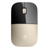 Mouse Inalámbrico Dorado Hp Z3700, Oro, X7q43aa