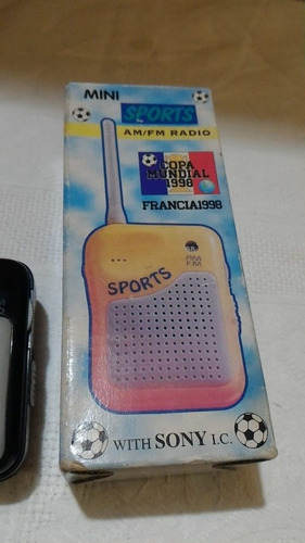 Mini Radio Sports Am Fm Años 90's Vintage 